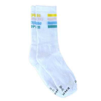 UBC 2026 Socken Stripes - white