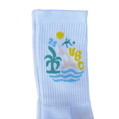 Alternative view of UBC 2026 Socken - white